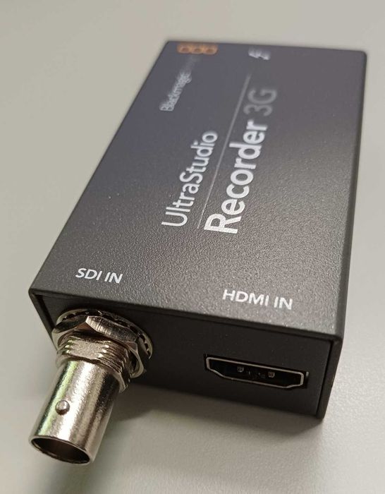 Blackmagic UltraStudio Recorder 3G – Novo, na caixa, Thunderbolt 3