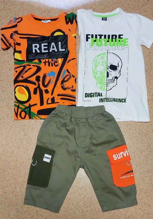 Komplet, letni zestaw dla chłopca 11 lat