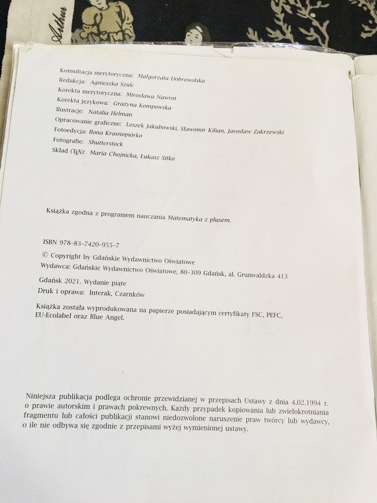 Ćwiczenia do Matematyki klasy 7.