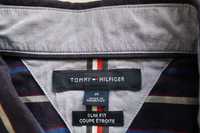 NOWA koszula TOMMY HILFIGER Slim Fit w paseczki r. M