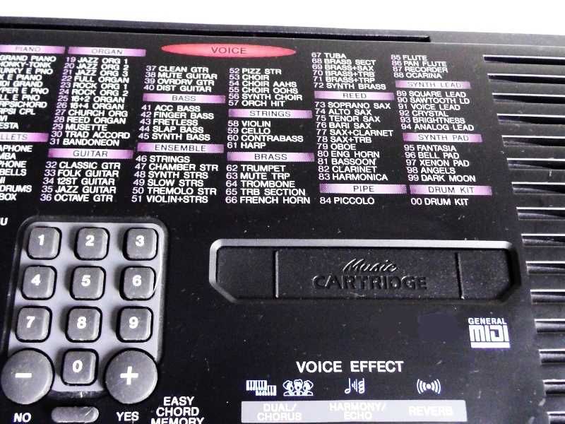 Kartridż do Keyboardów YAMAHA PSR - 60 s Pop