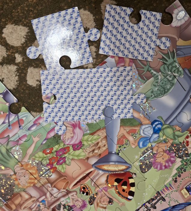 Блискучий, сяючий пазл Galt Fairy garden 60шт