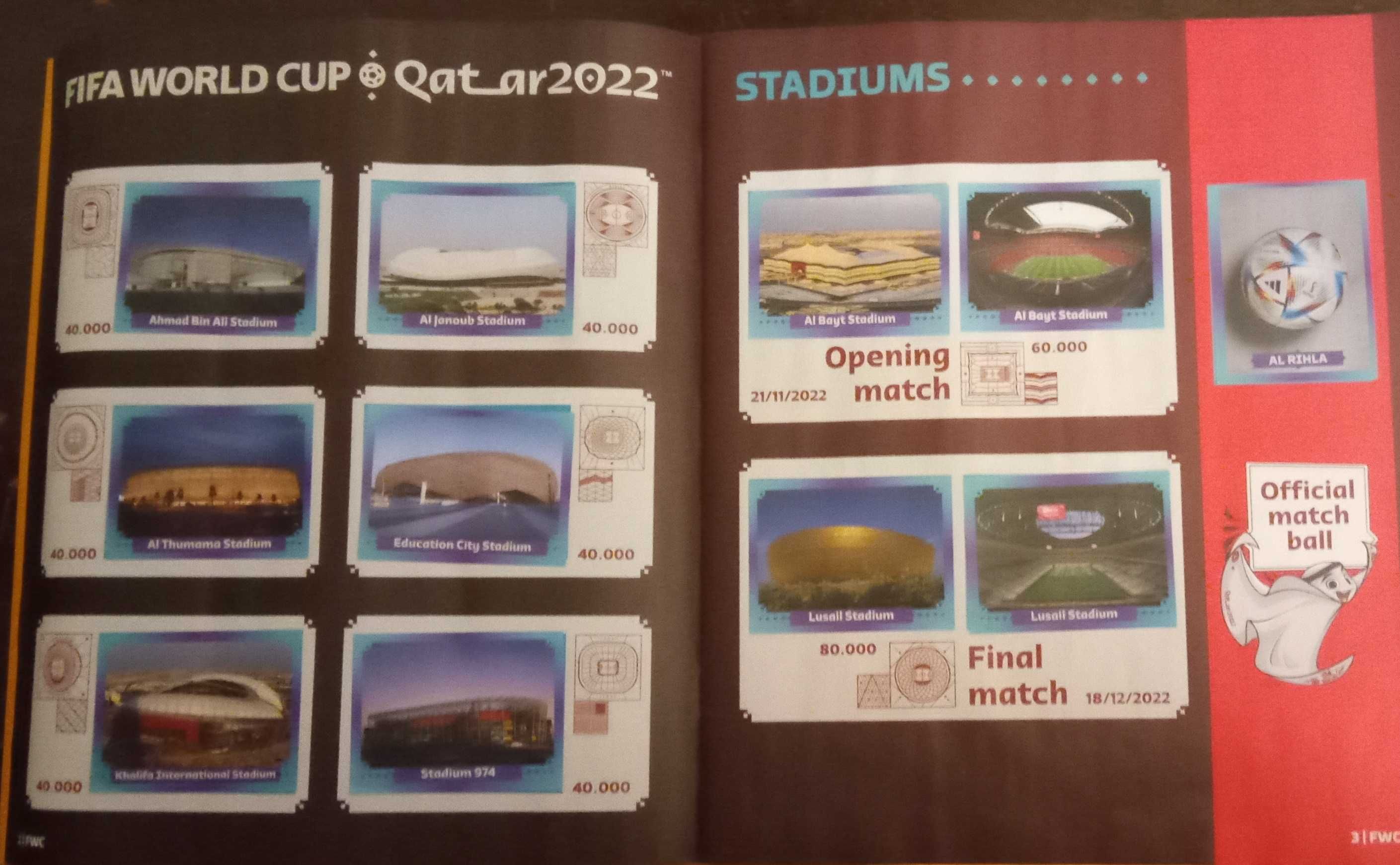 Mundial 2022 - Qatar - Caderneta completa - Panini