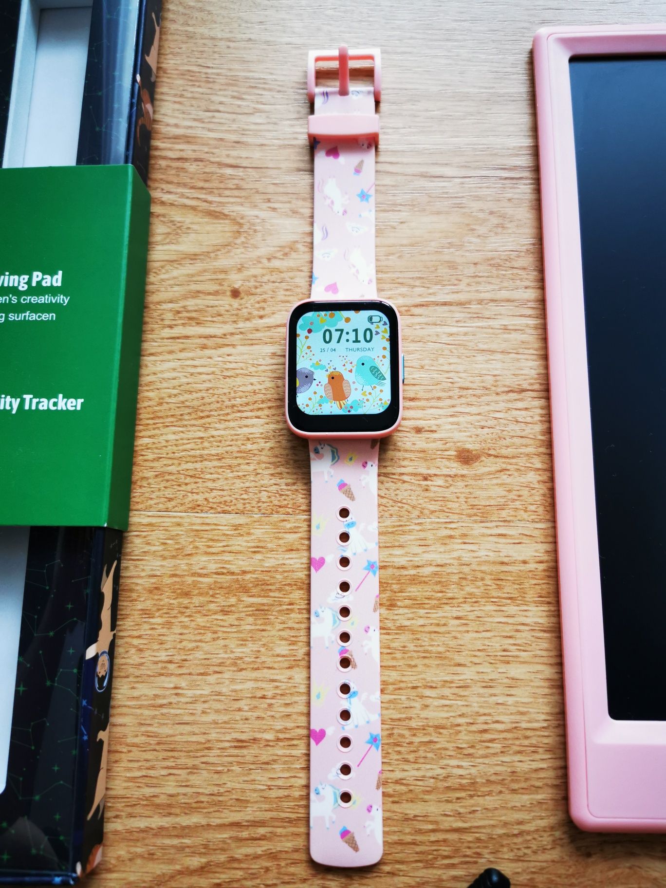 Smartwatch dla dzieci Bemi OMI różowy + znikopis (gwarancja)