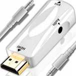 Adapter Konwerter HDMI Do VGA Monitor Kabel DSUB Konsola Laptop
