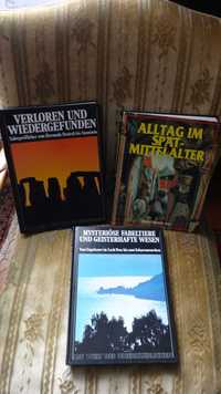 Trzy niemieckie historyczno biograficzne książki.