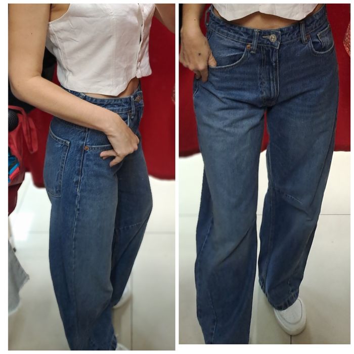 Джинси baggy balloon від Zara.