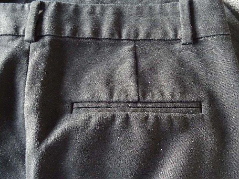 Czarne spodnie eleganckie rybaczki Zara 34