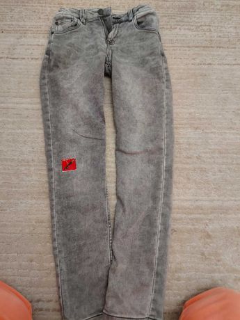Spodnie c&a miękkie jeansy  rozm 158
