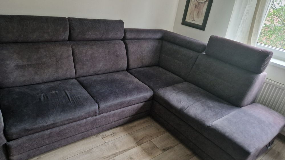 Narożnik z funkcją spania