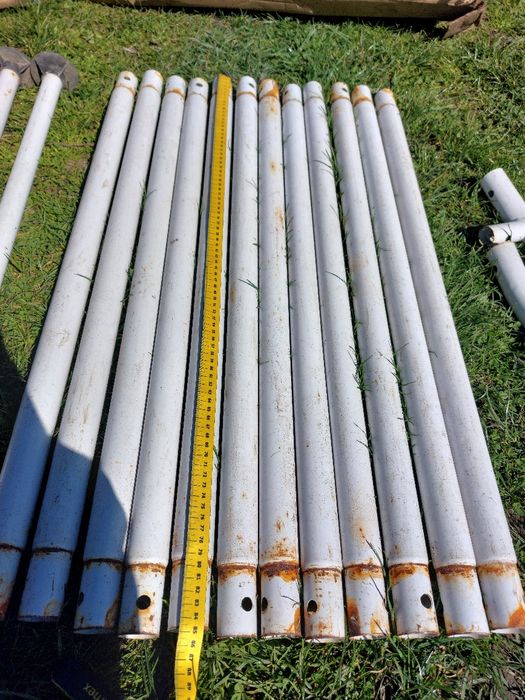 Nóżki, rury poziome, zakręty basen BESTWAY gumowy na stelażu