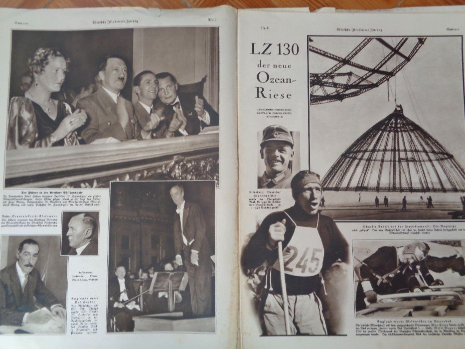German MAGAZINE Kölnische Illustrierte Zeitung 18 februar 1937 namero