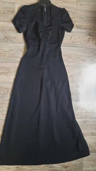 czarna suknia maxi rozmiar M-38