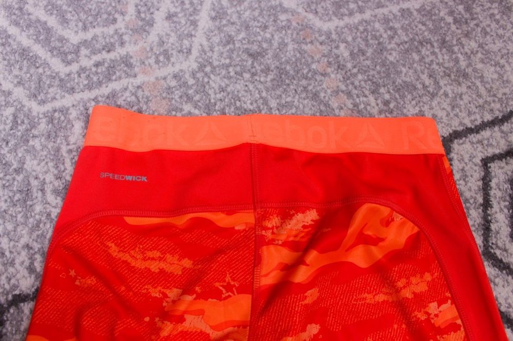 Reebok 3/4  Ready Printed Capri. Женские лосины Рибок