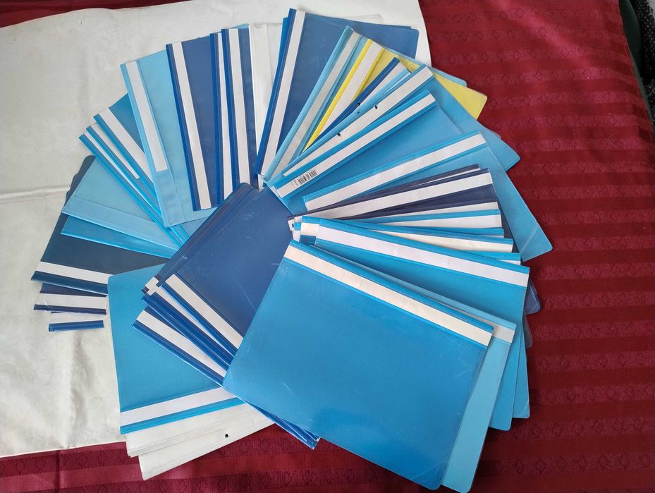 Wkład żółty w kratkę A4 do segregatora 30 kartek przekładki segregator