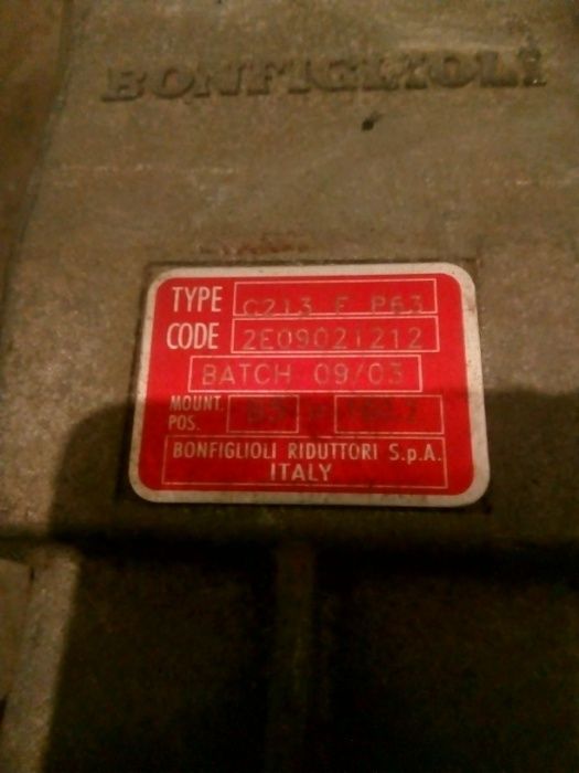 Motor redutor bonfiglioni