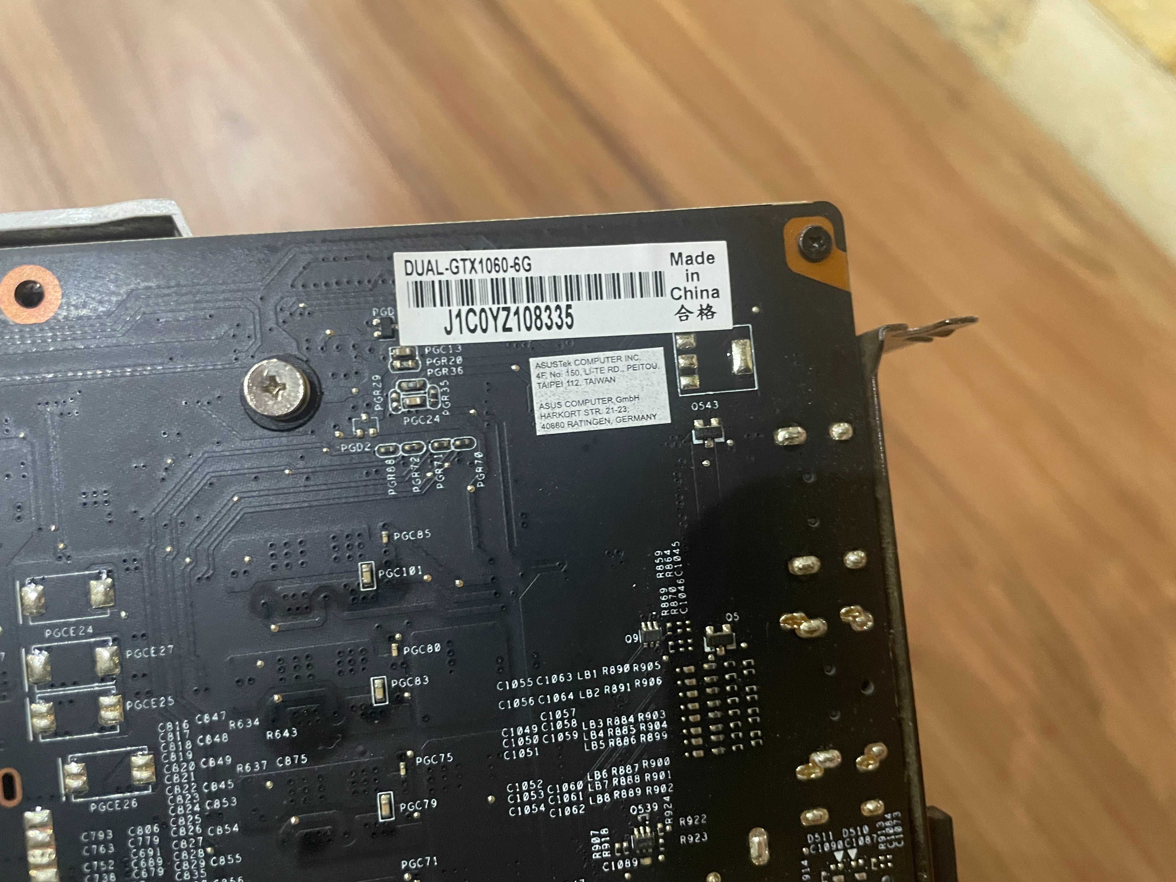 Відеокарта Asus DUAL-GTX1060 6GB