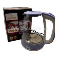 Электрический чайник стеклянный Crownberg CB-9410 Голубой