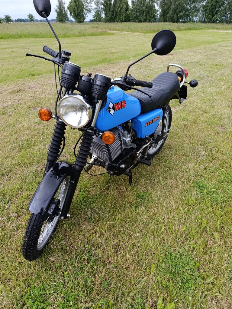 MZ ETZ 250 zarejestrowana po renowacji