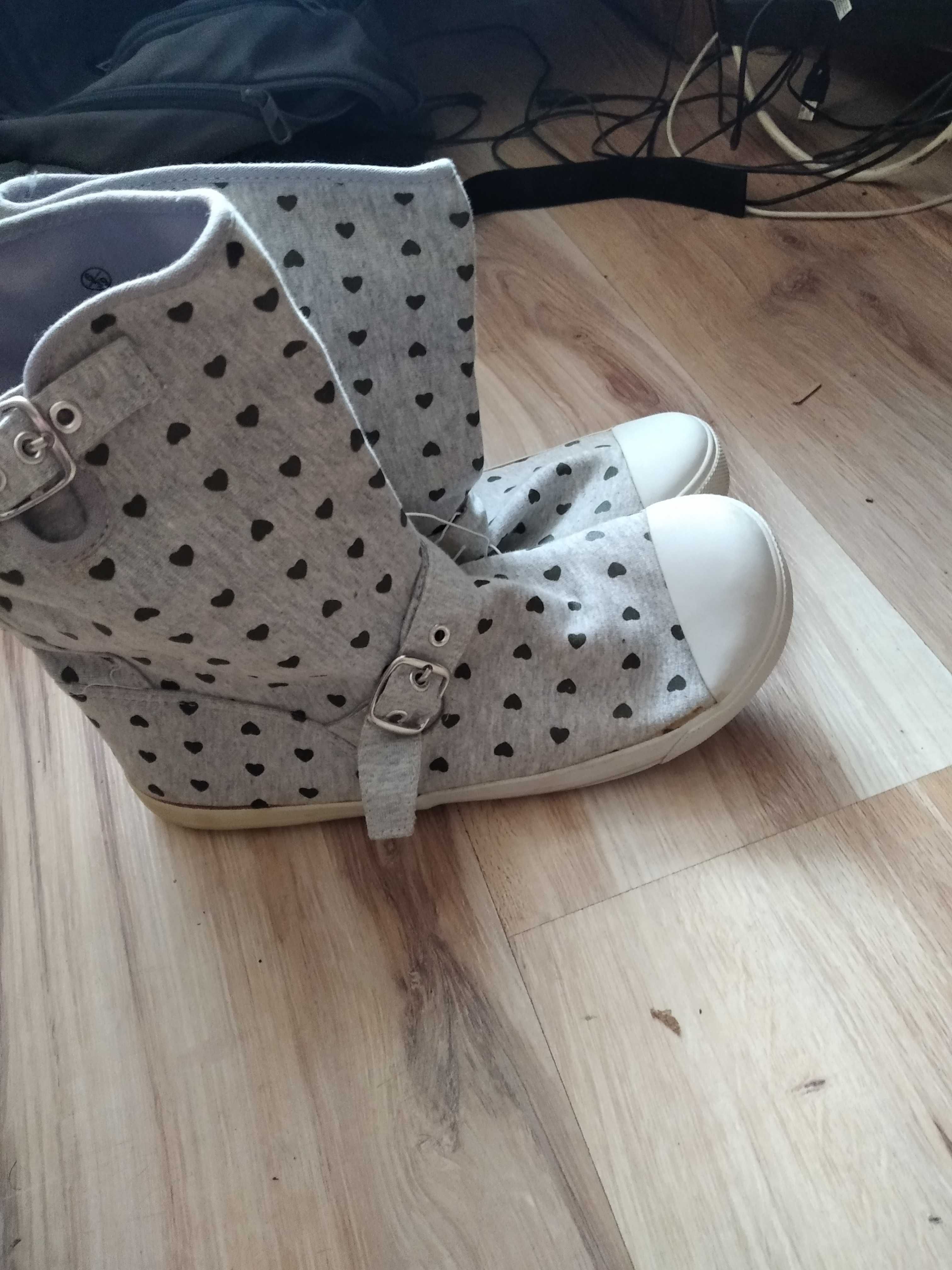 Damskie wysokie trampki r. 38,39,41