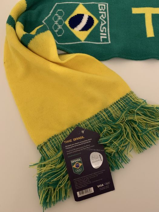 Cachecol oficial Brasil Olimpiadas