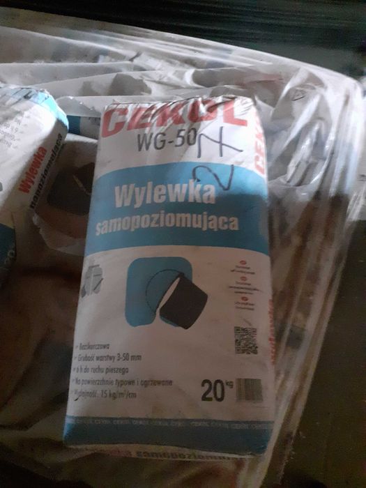 Cekol, wylewka samopoziomująca wg-50