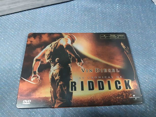 Dvd As cronicas de Riddick edição coleccionador. Caixa em lata