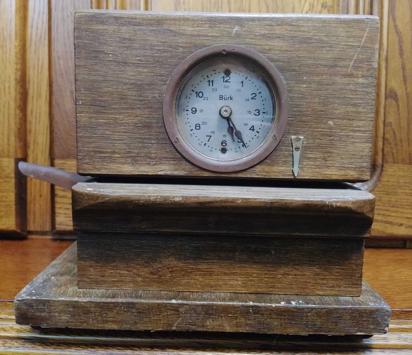 RRR Старинные Часы Bürk контрольные ,30 годы,20 века ,Германия