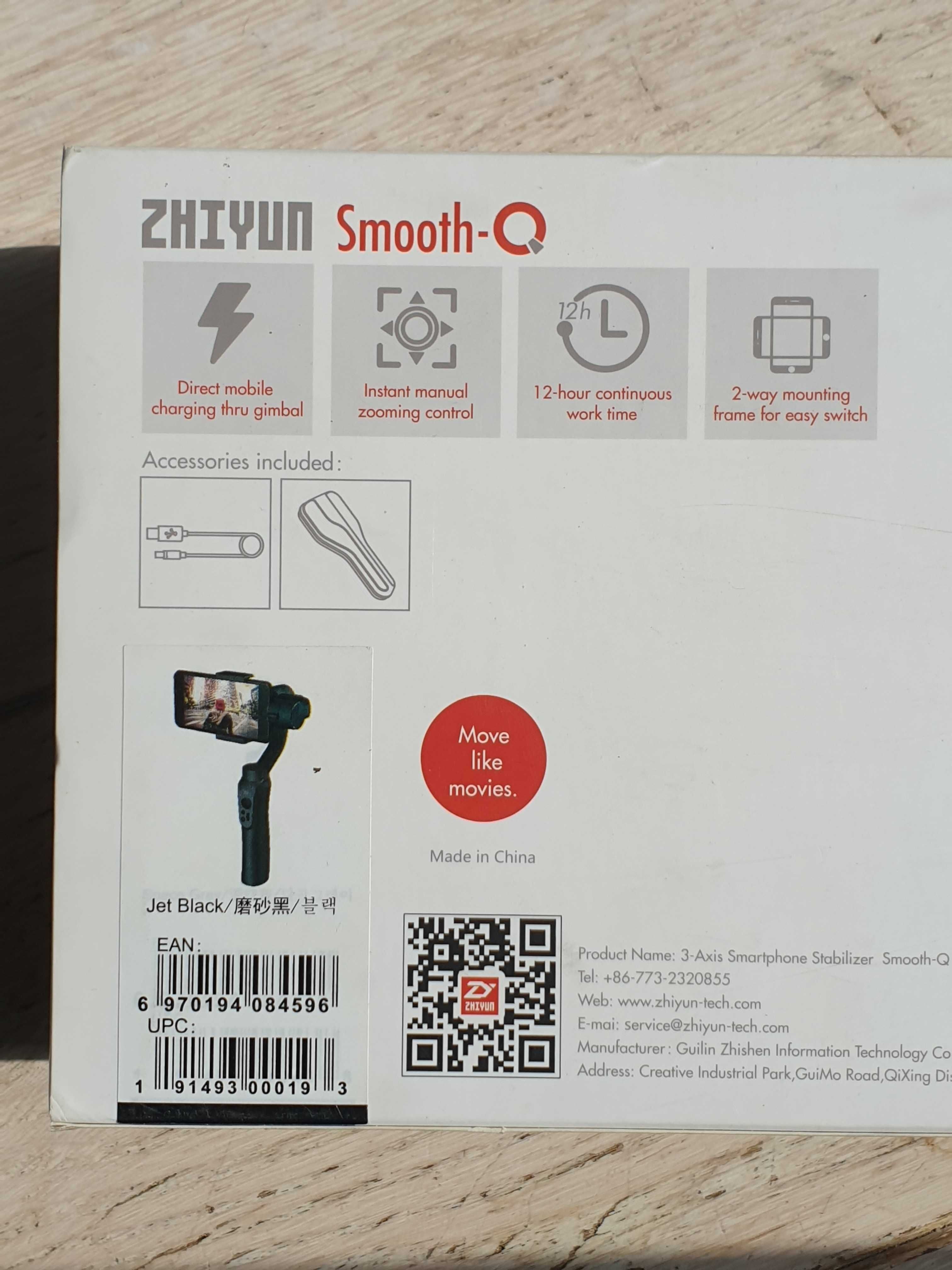 Gimbal Zhiyun Smooth-Q do smartfona