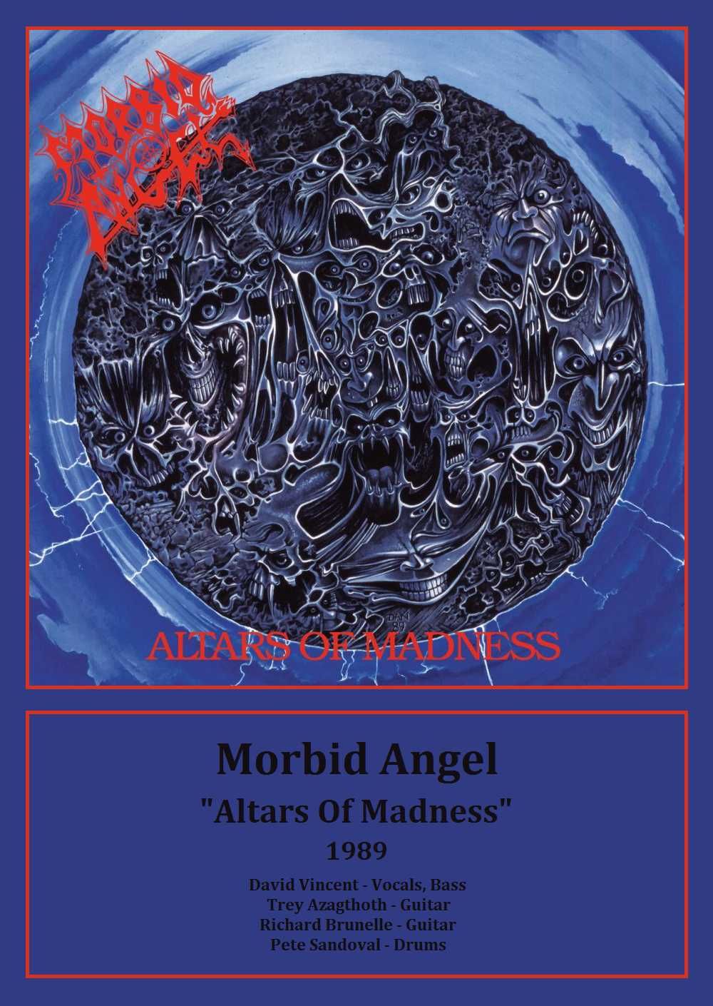 Plakaty A3 - Death Metal, Obituary Entombed Benediction Gorguts