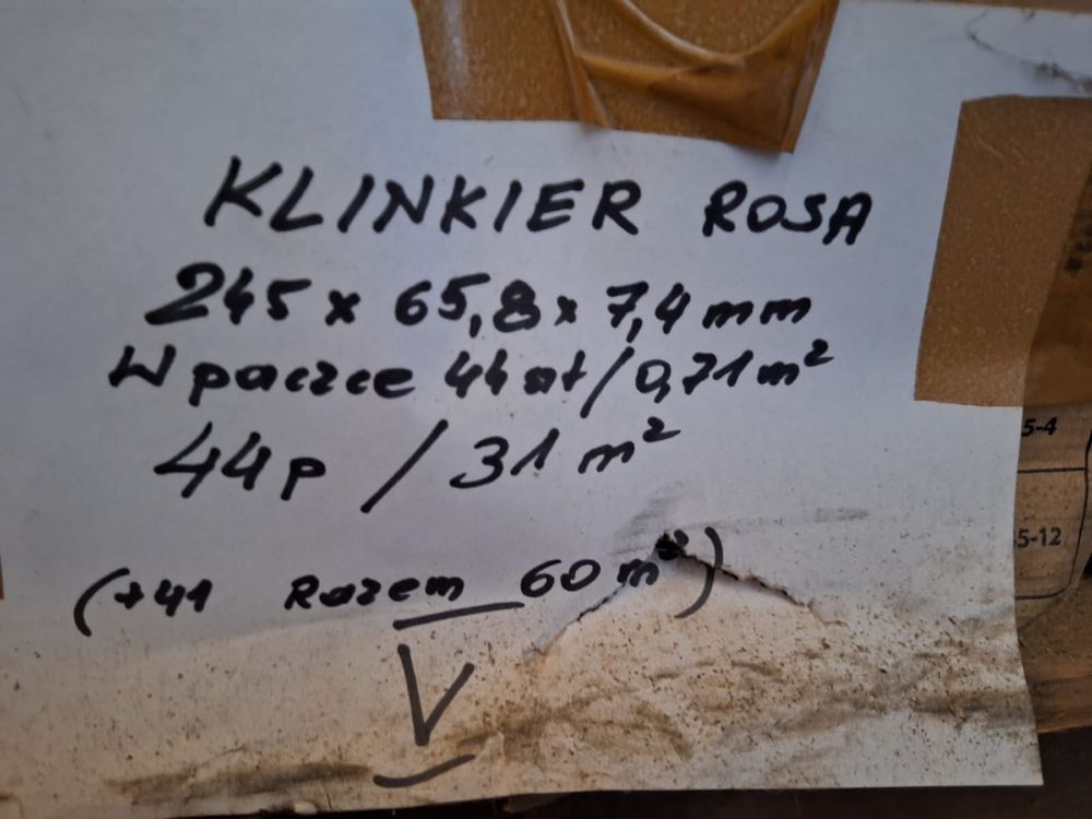 Klinkier Rosa! Około 60 m^2!