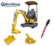 MINIKOPARKA wynajem 1,2t NEX N12 wiertnica 300mm 200mm wypożyczalnia