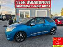 Citroën DS3 1 ROK GWARANCJI W CENIE auta,klima,temp,alu,czujniki tył,ZAMIANA