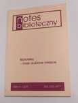 NOTES BIBLIOTECZNY Biblioteka – moje ulubione miejsce