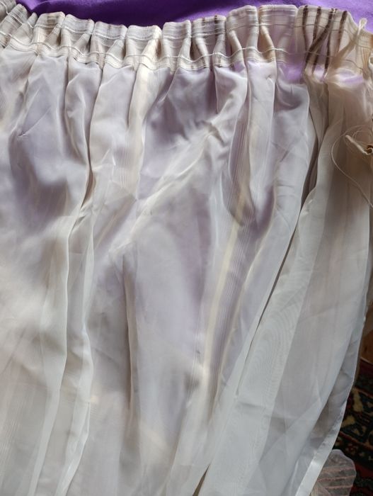 Красиві великі штори прозорі 2 м 50 см висота