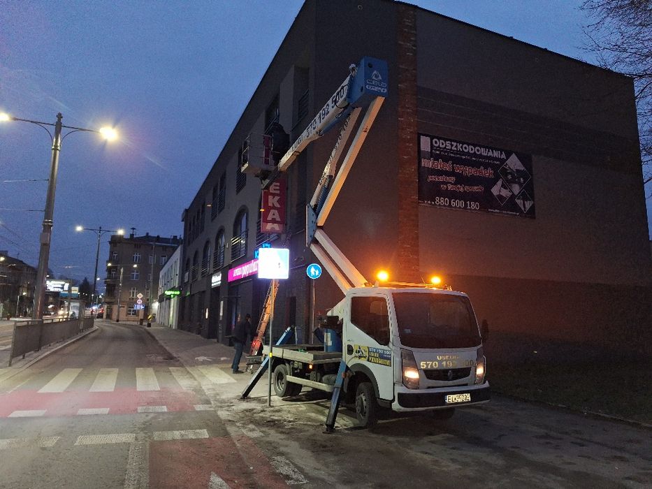 Podnośnik koszowy zwyżka na wynajem 24m