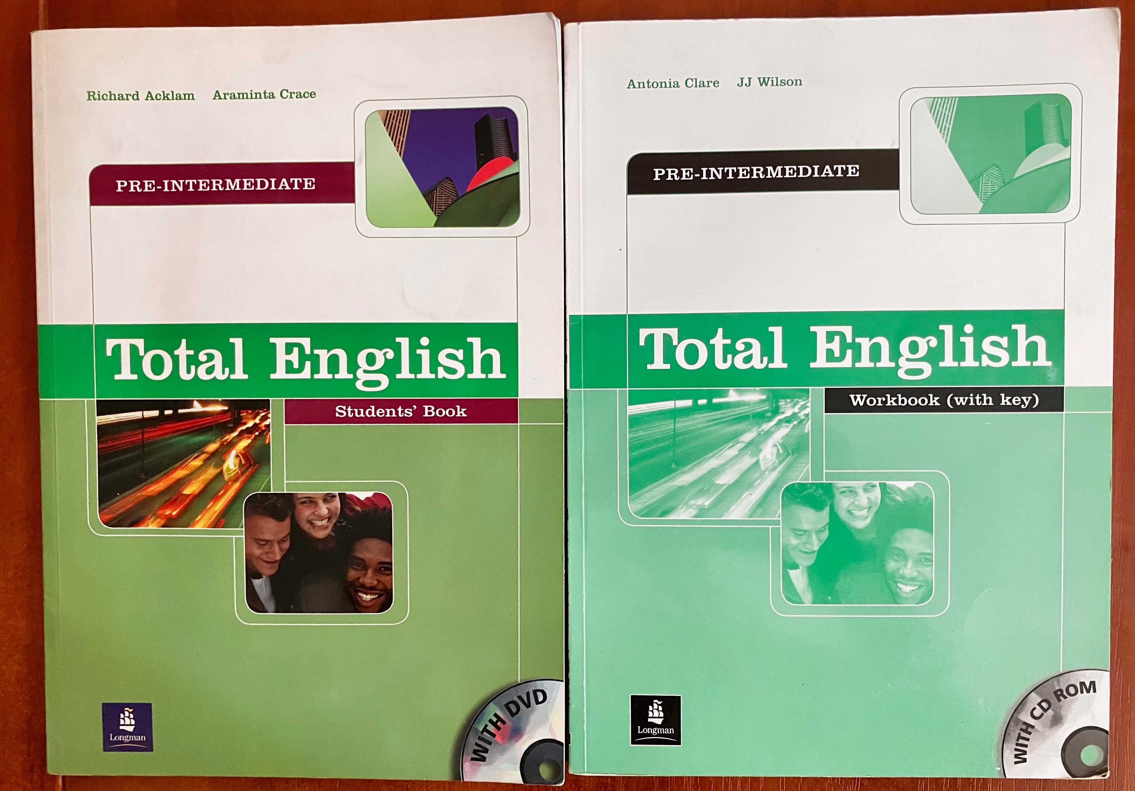 Учебник "Total English. Pre-Intermediate" в двух книгах, б/у