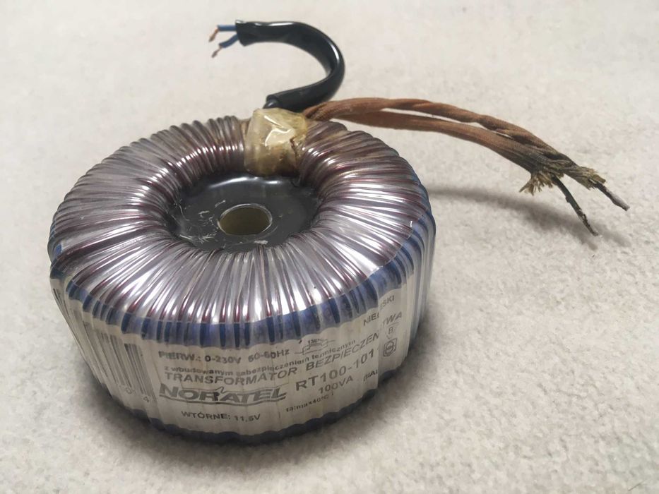 Transformator toroidalny 100VA okrągły 11,5 - 12V