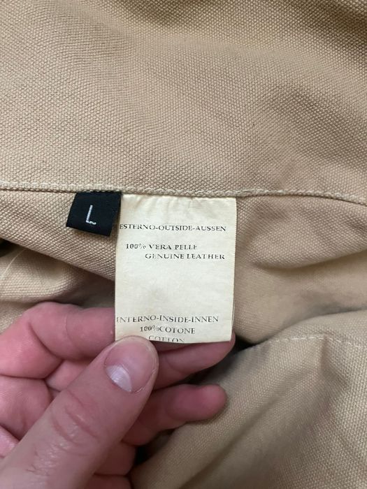 Винтажная кожанная куртка из Италии