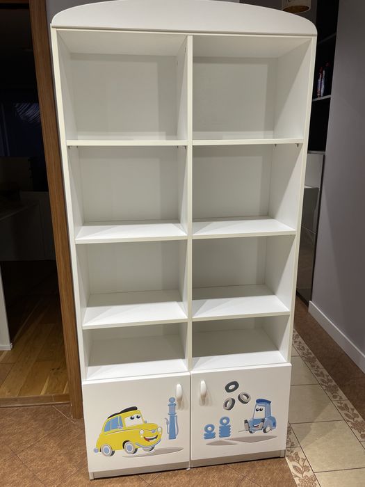 Meblik wysoki regal dzieciecy kolekcja Cars