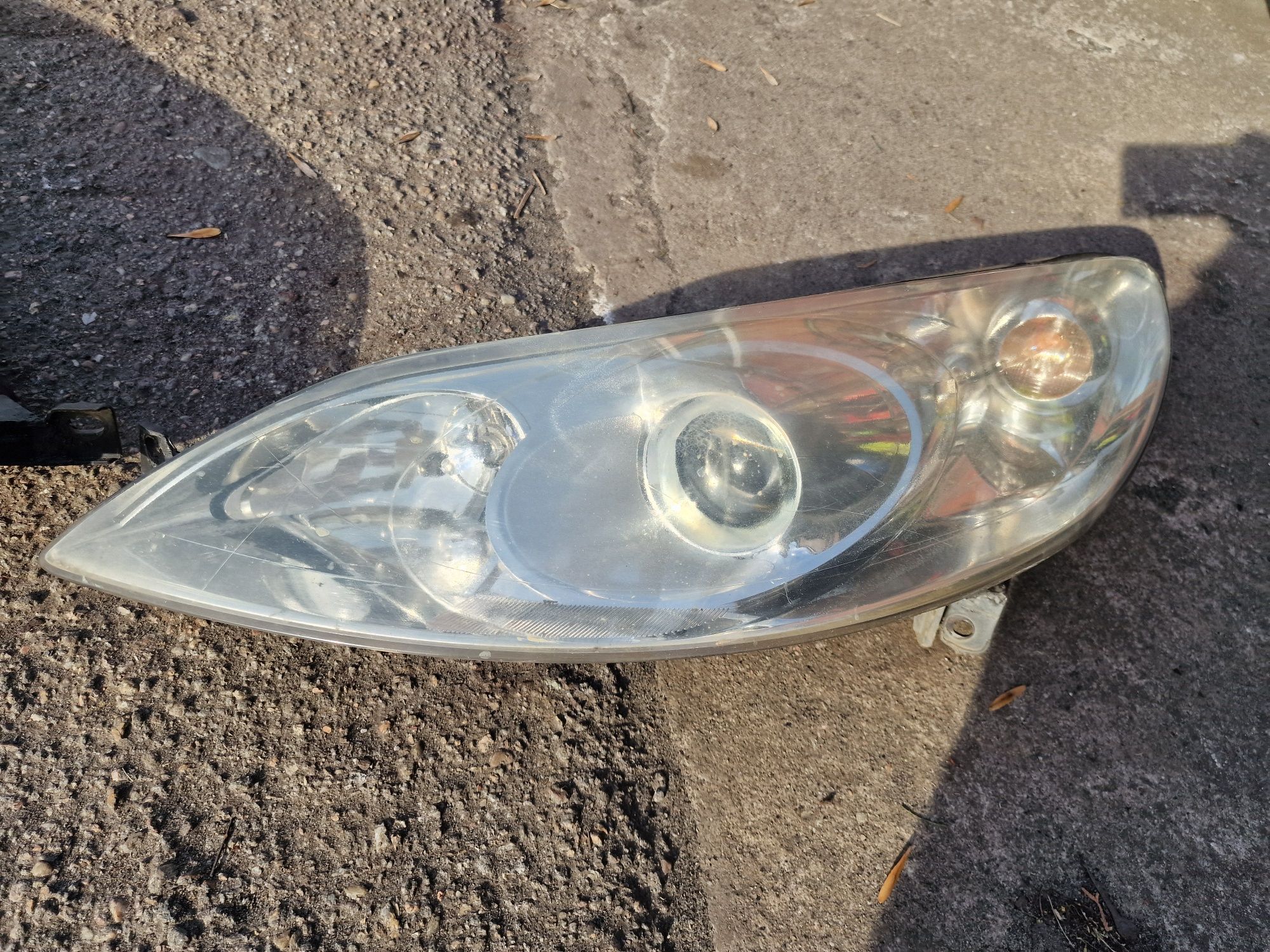 Lampy przód peugeot 407 soczewka komplet prawa lewa