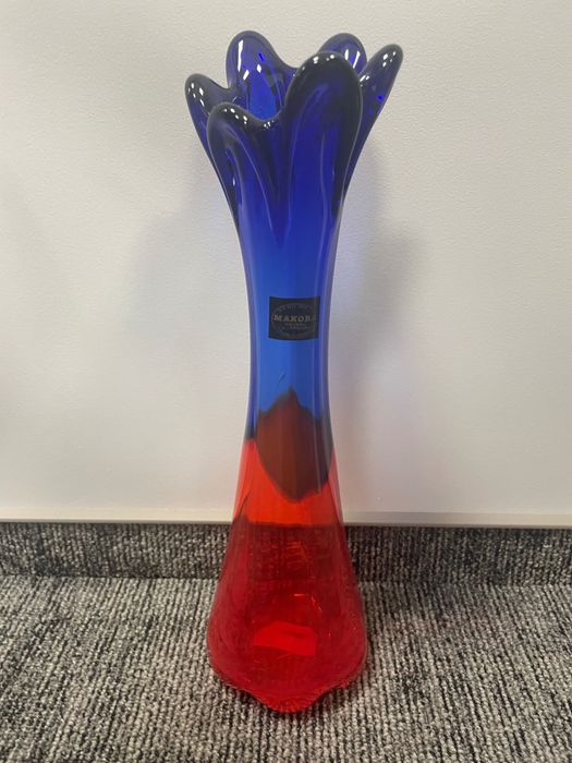 Makora Krosno kolorowe szkło PRL