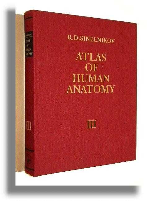 Atlas anatomii człowieka j. rosyjski R.D. Sinelnikow komplet trzy tomy