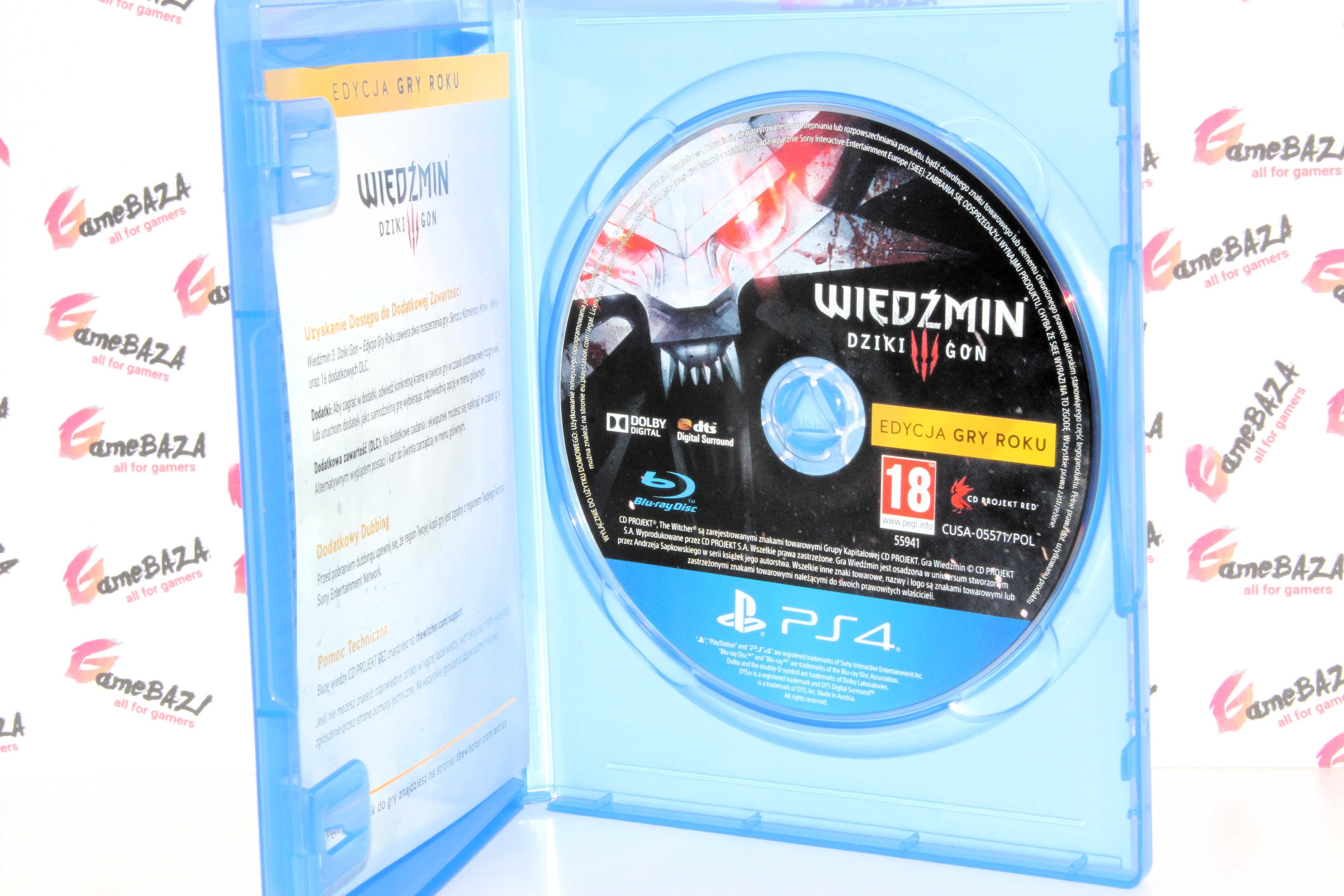 PL Wiedźmin 3 Dziki Gon Edycja Gry Roku PS4 GameBAZA