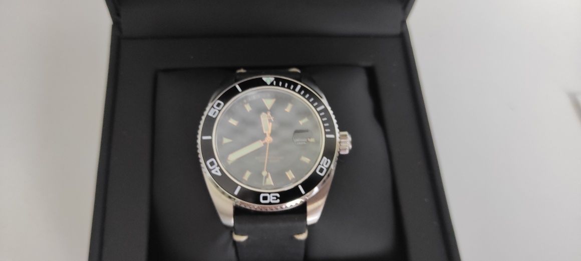 Prawie Nowy Zegarek Atlantic Mariner 8037 44mm Cały Zestaw !