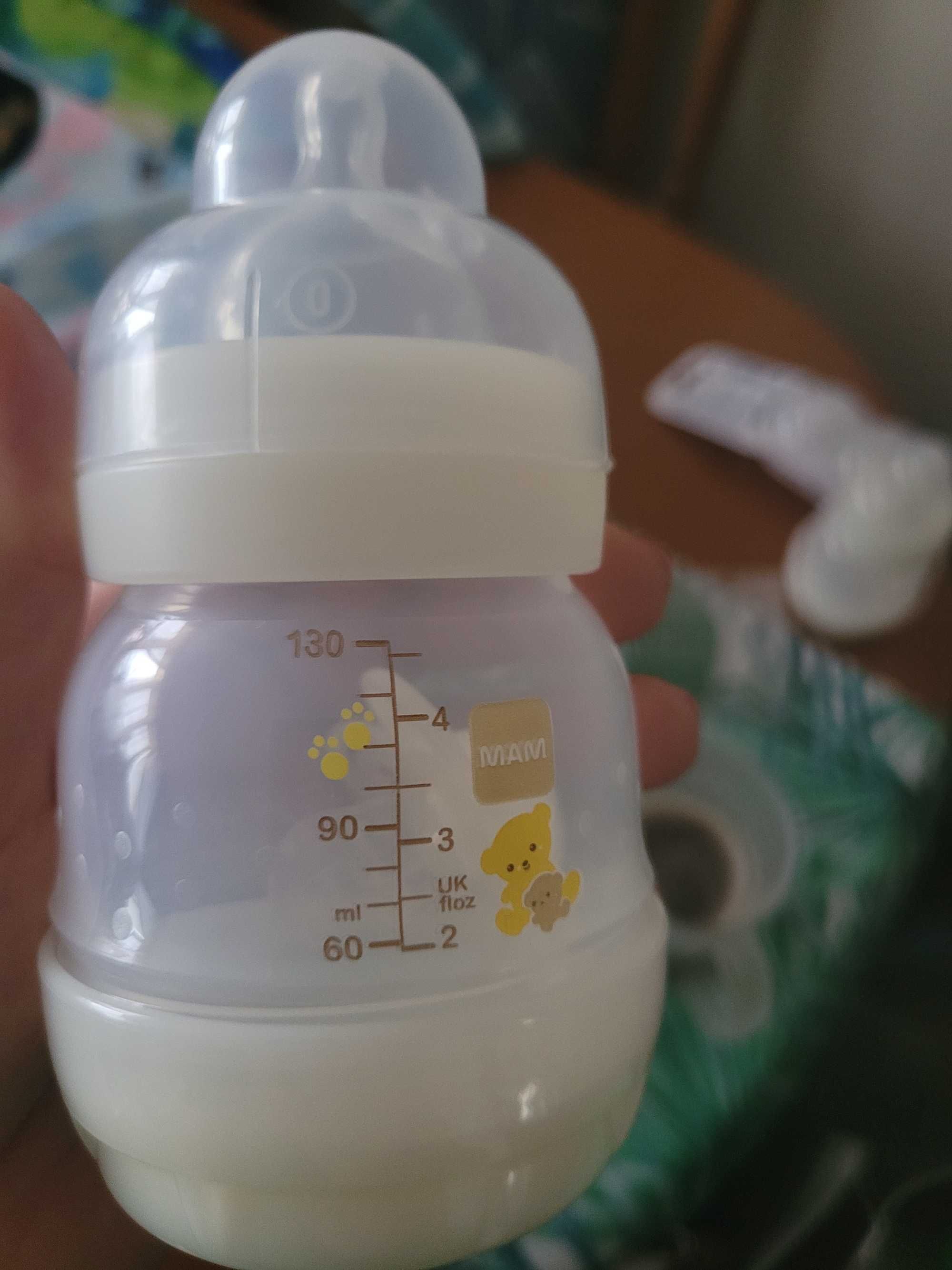 2 sztuki Butelka antykolkowa 130 ml  MAM + smoczek