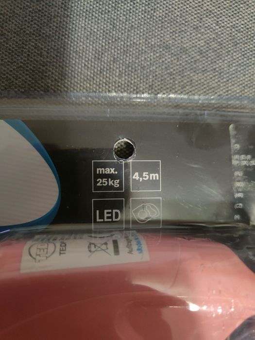 Smycz taśmowa automatyczna dla psa kota 4,5m typu flexi 25kg linka róż