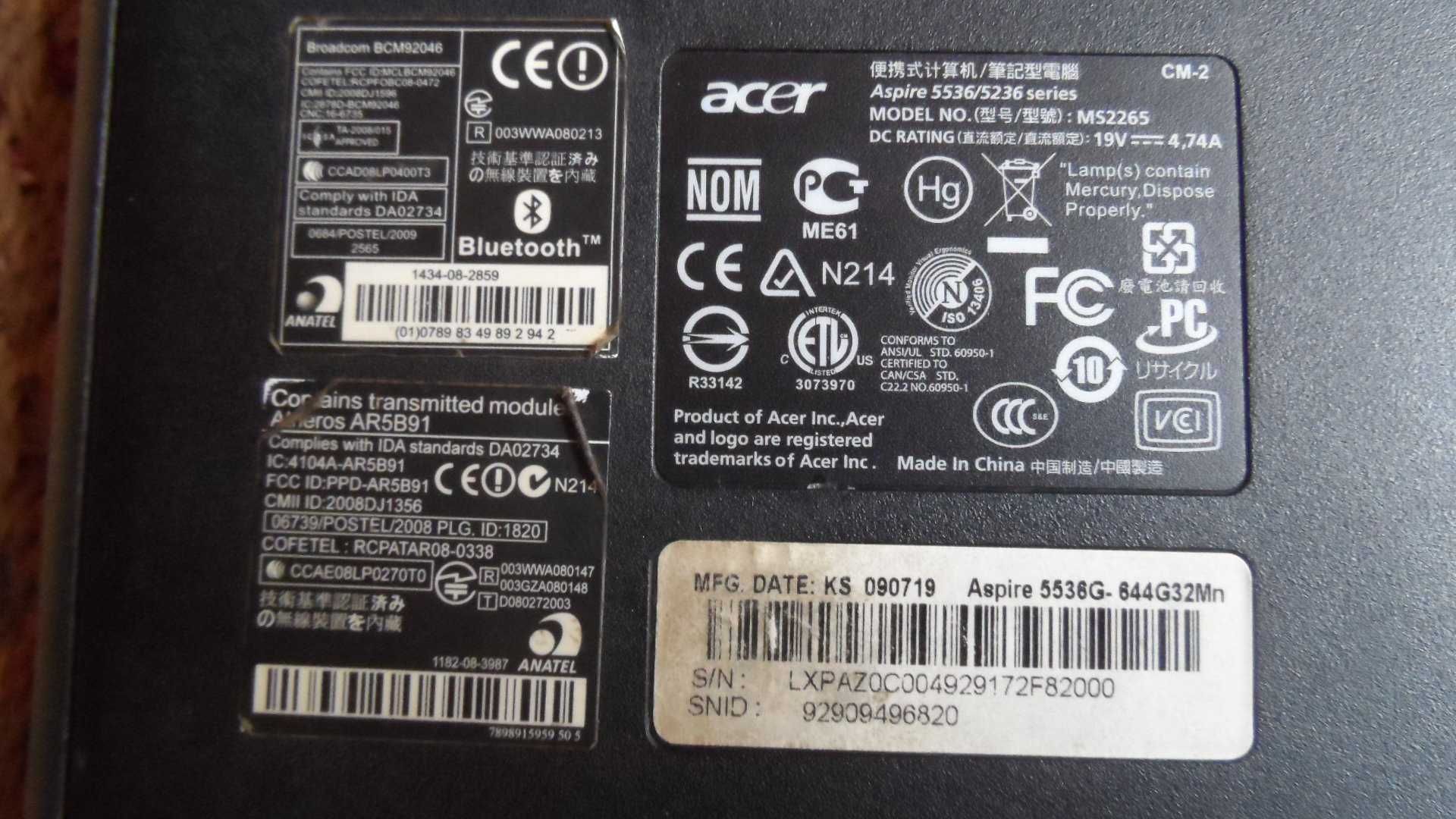 acer  5536 G ноутбук