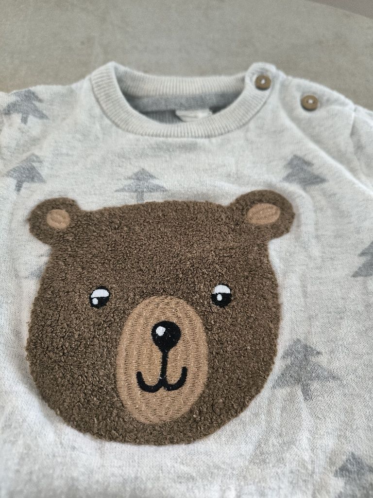 Sweter i spodnie 92 miś niedźwiadki