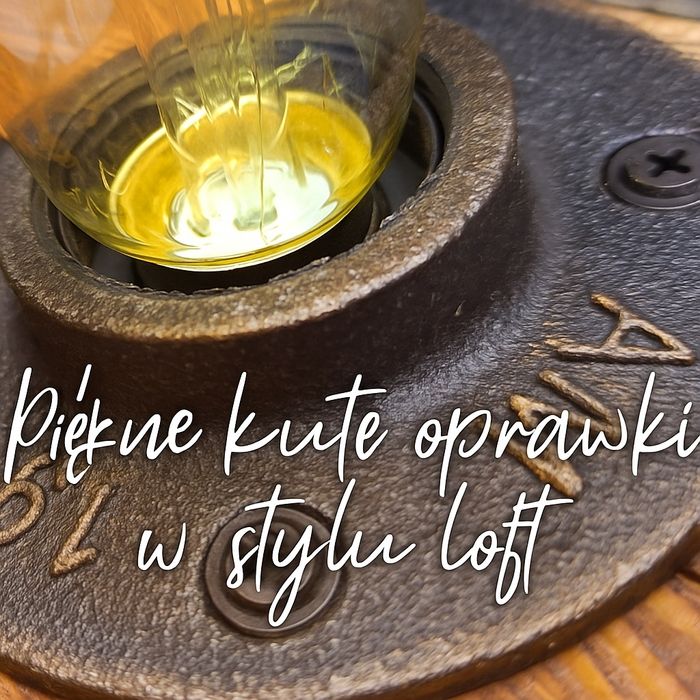 Lampa wisząca stara belka loft